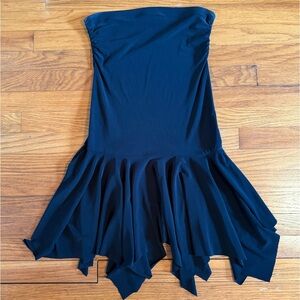 Elegant Sexy Black Strapless Dress